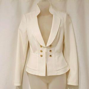 WHBM off white blazer